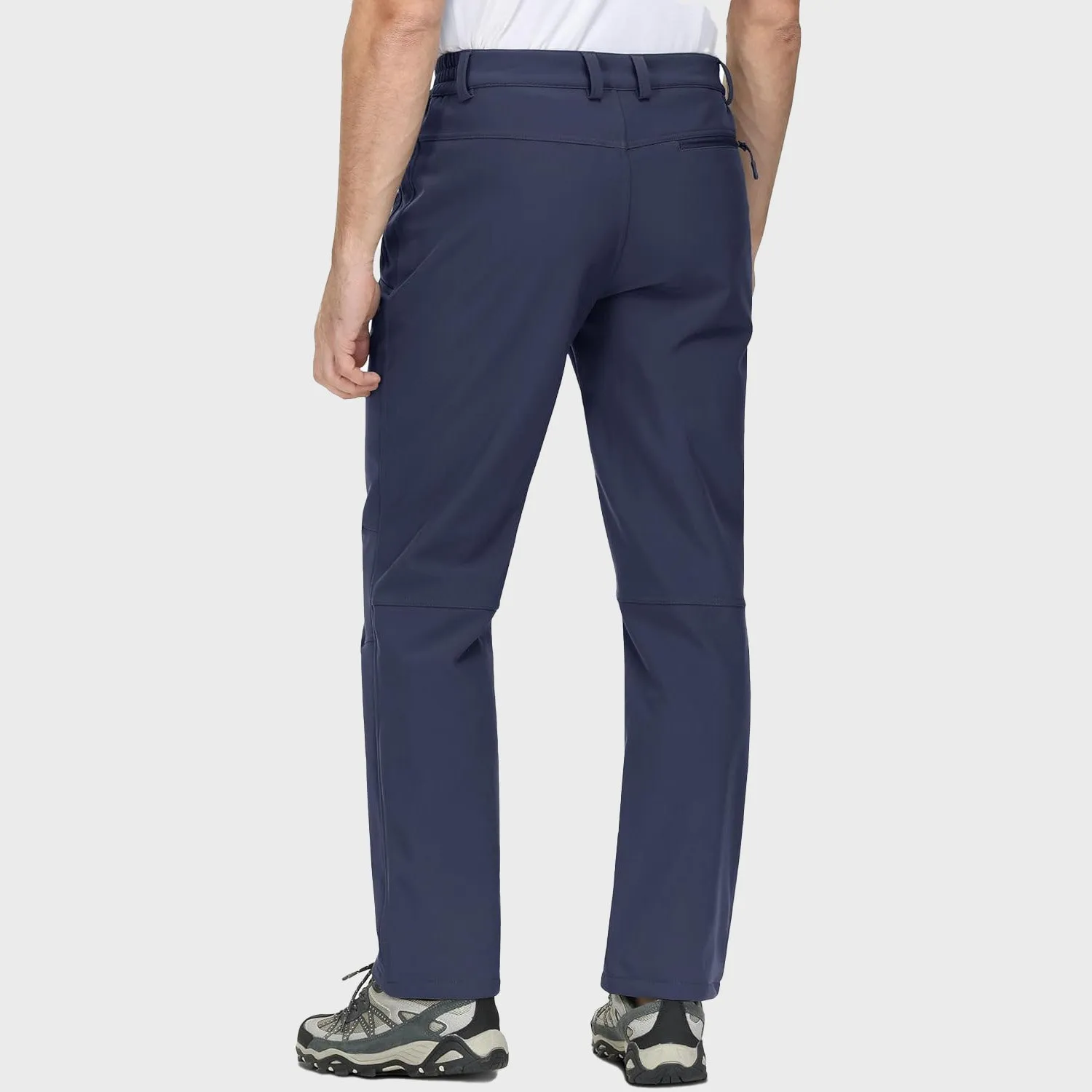 Men's Fleece Hiking Pants Water Resistant Ski Snow Pants